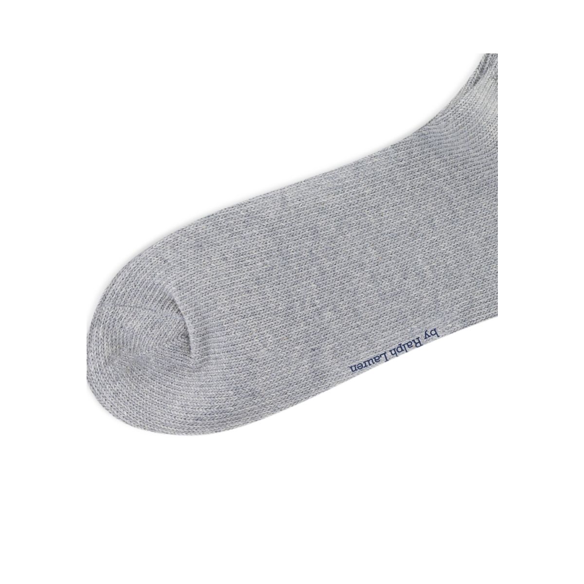 Embroidered Denim Bear Crew Socks - 4