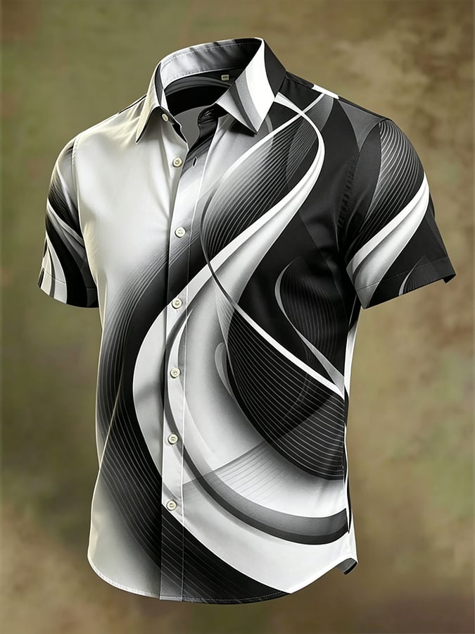 Camisa de manga corta ejecutivo para hombre