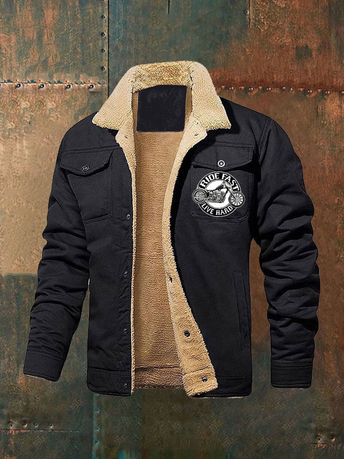Chaqueta Biker cárdigan para hombre