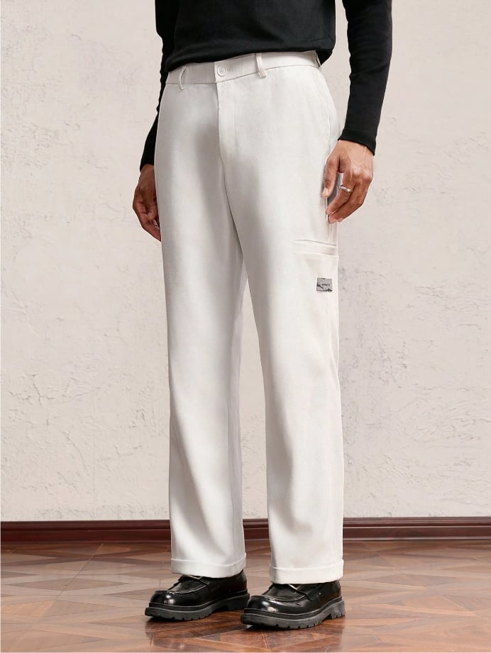 New ejecutivo Style Trousers para hombre
