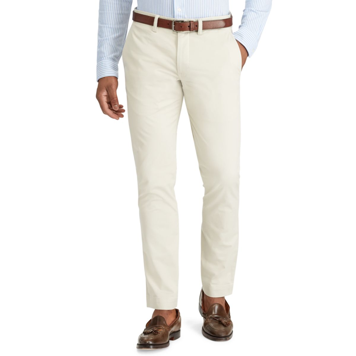 Stretch Straight Fit Chino Pants - 6