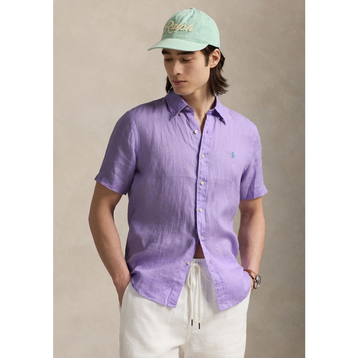 Classic Fit Linen Shirt - 1
