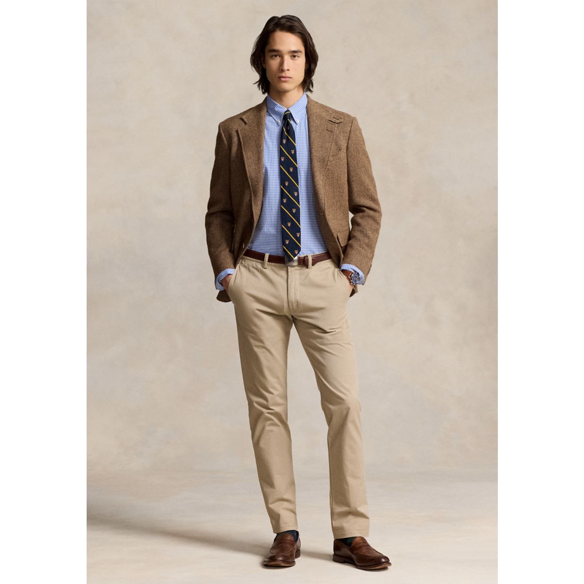 Slim Fit Checked Stretch Poplin Shirt - 4