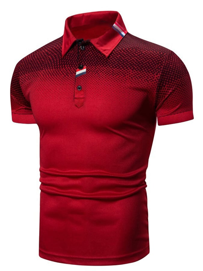 Camisa polo de manga corta estampado Pullover