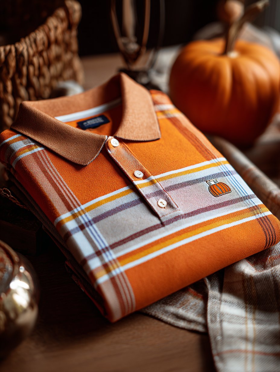 Camisa polo Holiday Check casual de manga corta para hombre