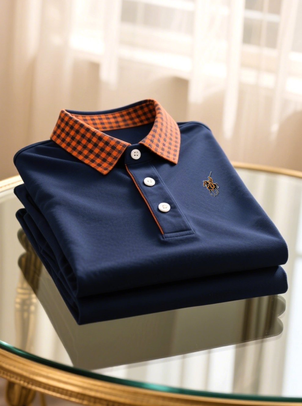 Camisa polo ejecutivo casual Button de manga corta para hombre