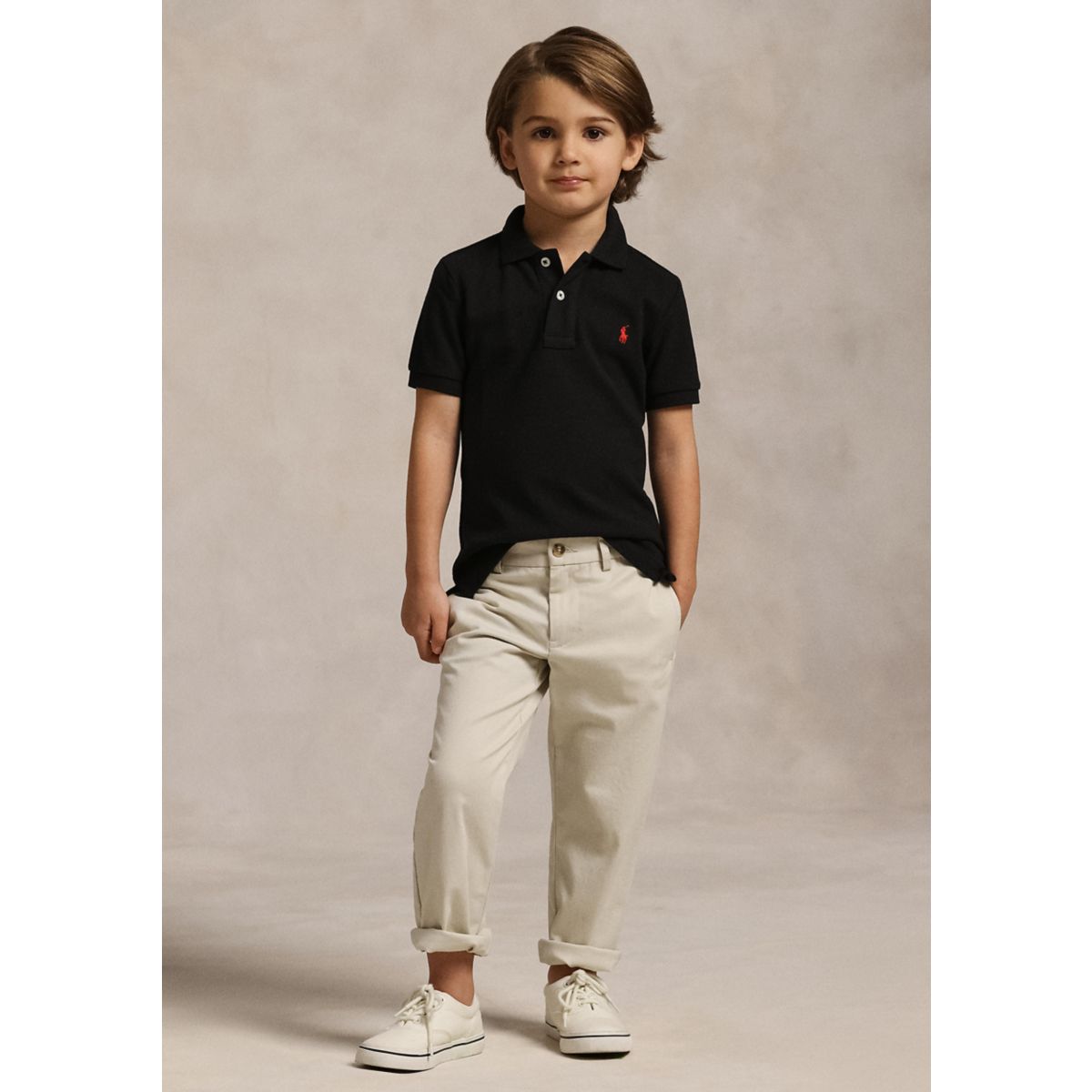 Boys 2-7 Cotton Mesh Polo Shirt - 3