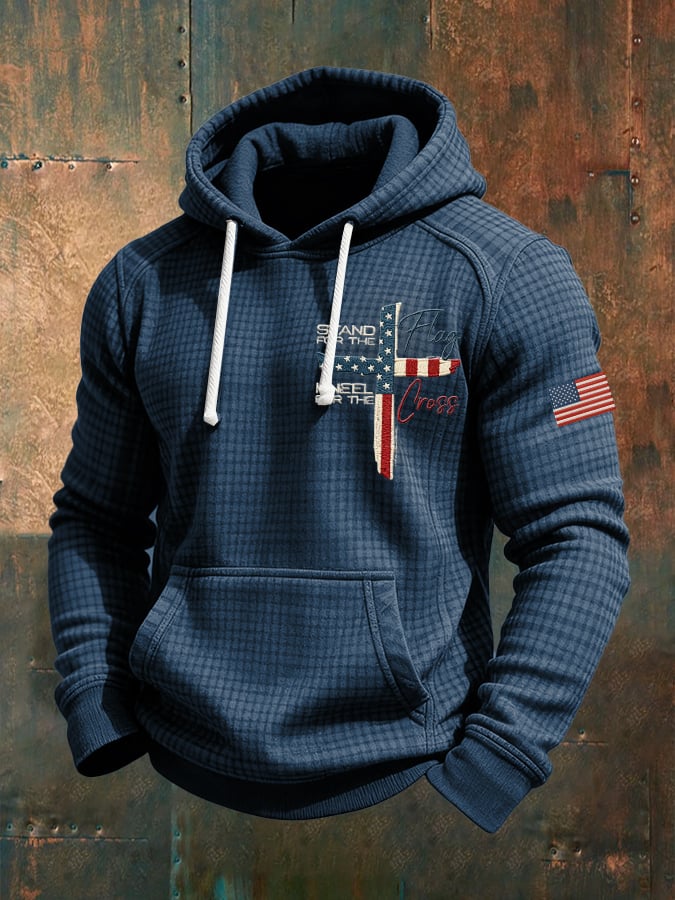 Sudadera casual Faith Checkered jacquard para hombre