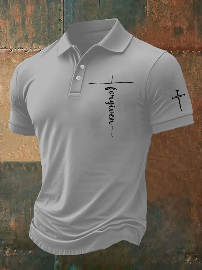 Camisa polo Faith estampado para hombre