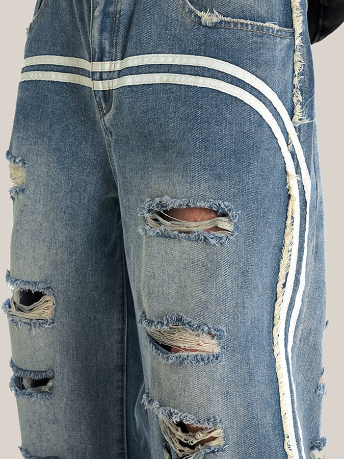 Elegantee casual Ripped Jeans para hombre