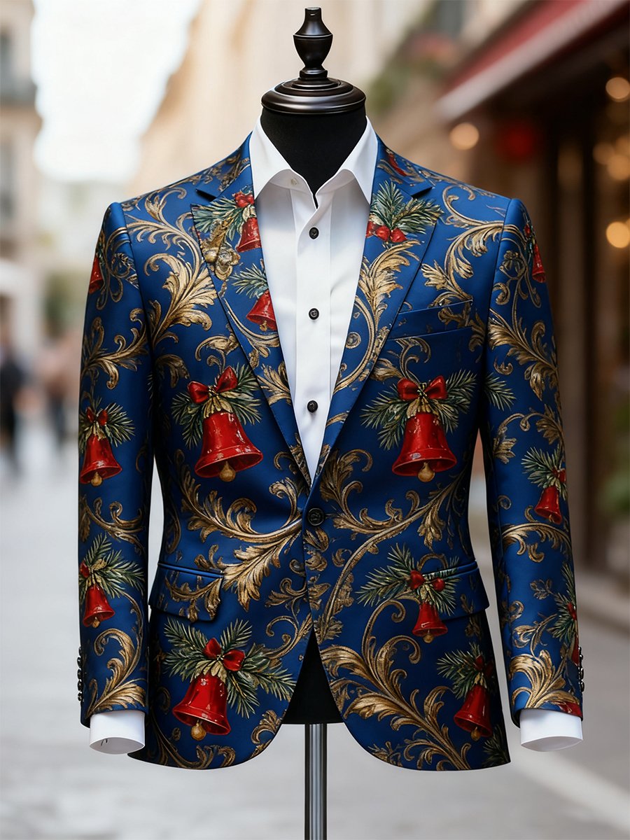 Ejecutivo casual Christmas Suit Outerwear para hombre
