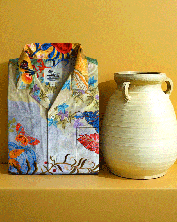 Camisa de lujo Gorgeous de manga larga para hombre