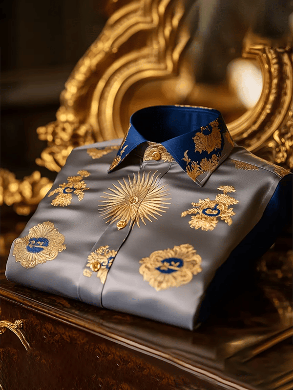 Camisa de lujo Gorgeous de manga larga para hombre