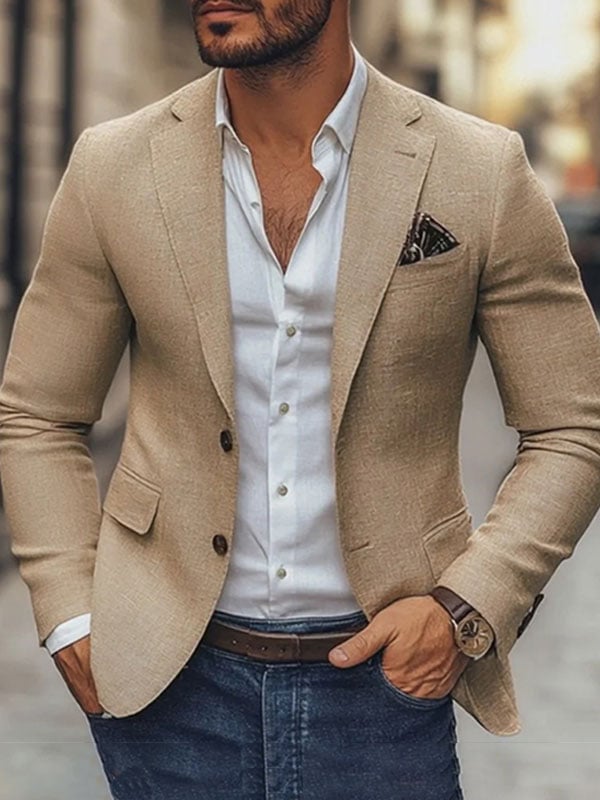 A cuadros casual Suit para hombre