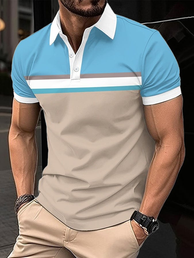 Camisa polo de moda casual para hombre