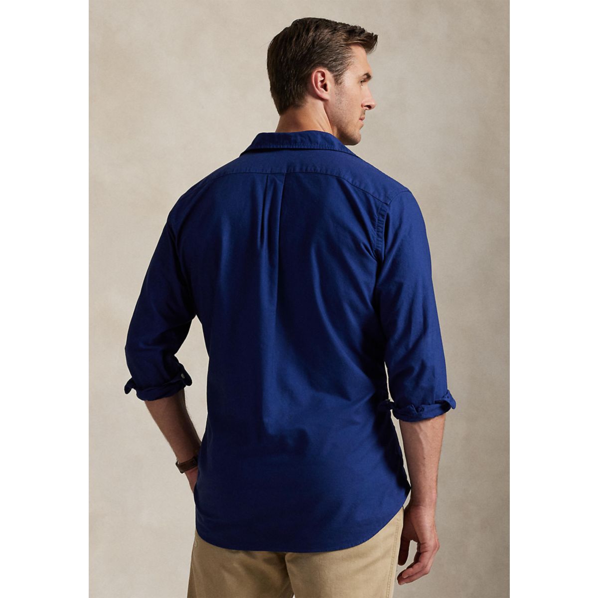 Big & Tall Garment-Dyed Oxford Shirt - 2