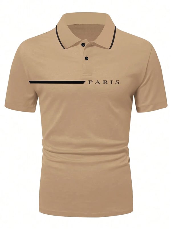 Camisa casual ejecutivo de moda polos para hombre