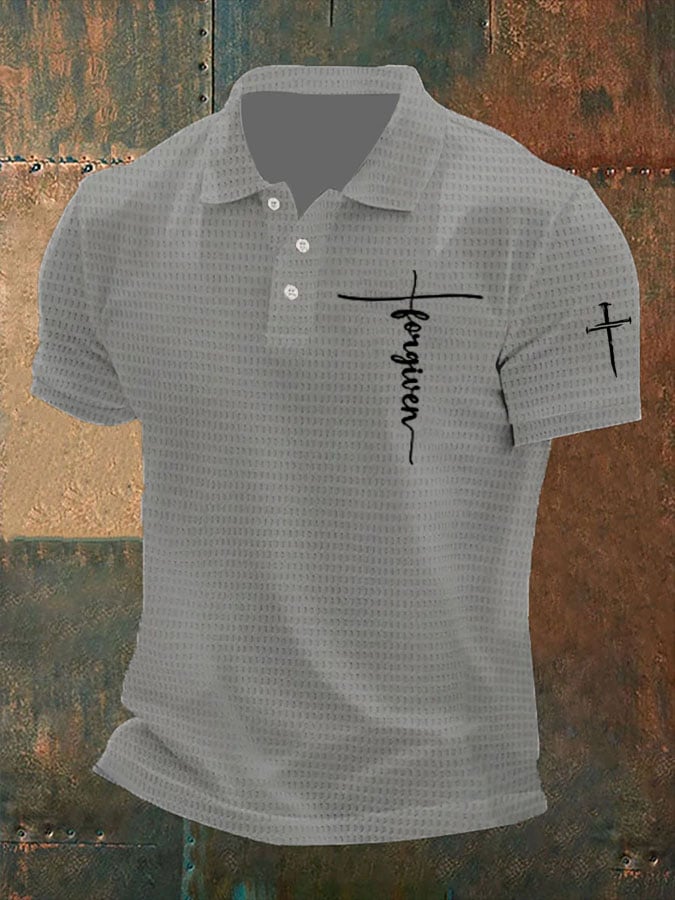 Camisa polo Faith Waffle Fabric para hombre