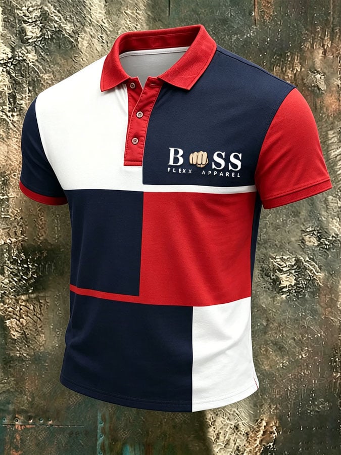 para hombre de manga corta ejecutivo camisa polo