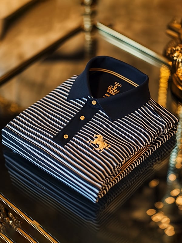 Camisa polo ejecutivo casual Button de manga corta para hombre