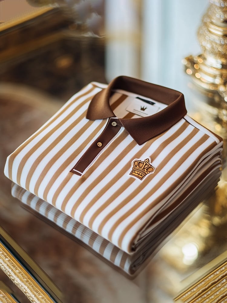 Camisa polo ejecutivo casual Button de manga corta para hombre