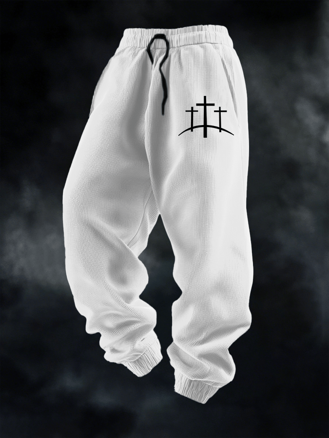 Pantalón Faith estampado casual tejido para hombre