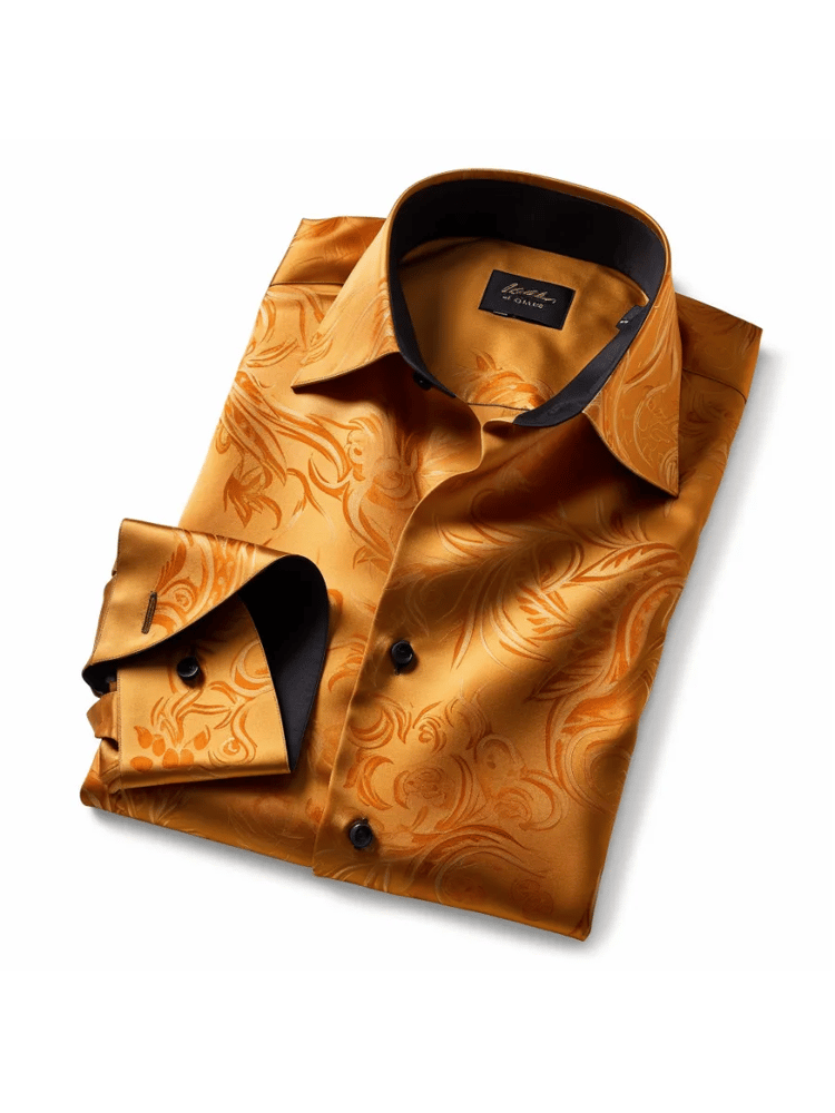 Camisa de lujo Gorgeous de manga larga para hombre