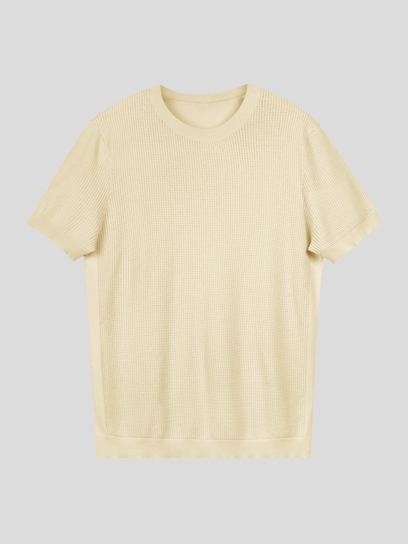 Camiseta Gentletejido Honeycomb de manga corta tejidoted