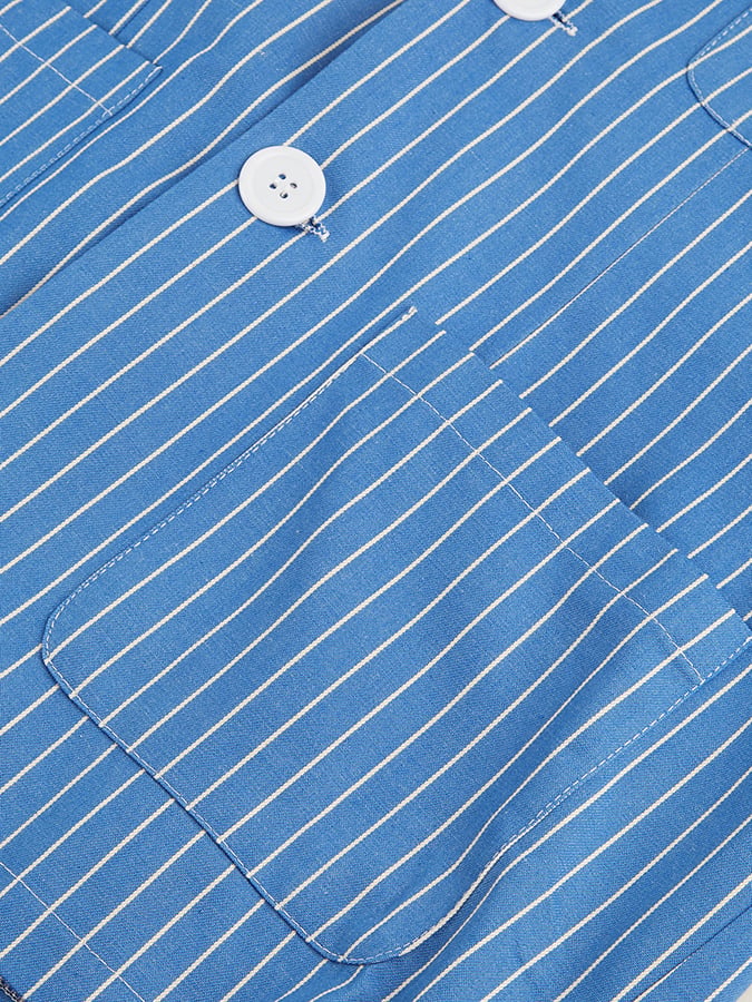 Saco a rayas Thin casual para hombre