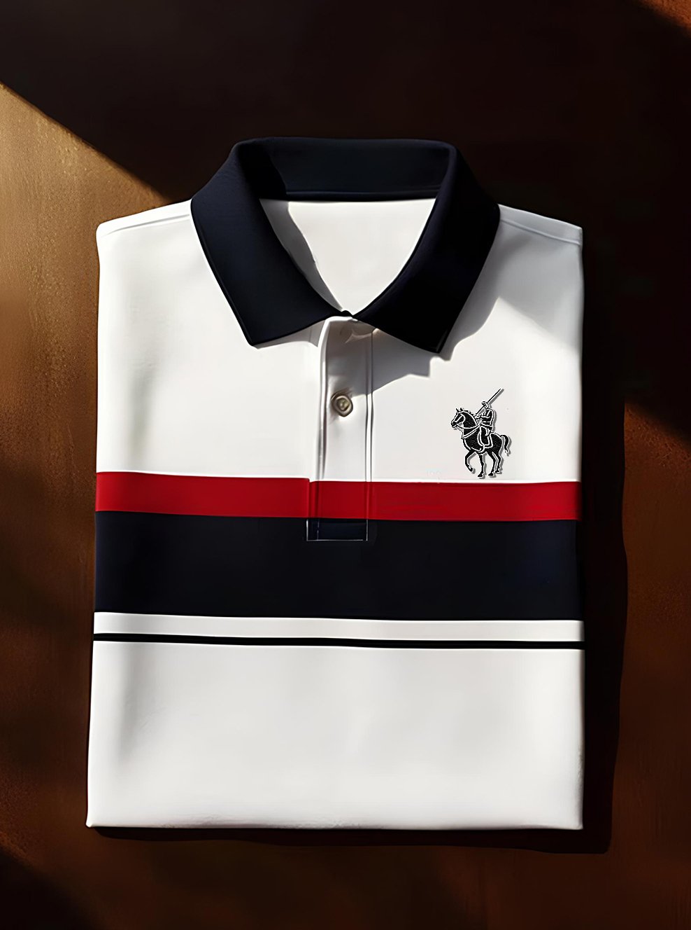 Camisa polo ejecutivo casual Button de manga corta para hombre