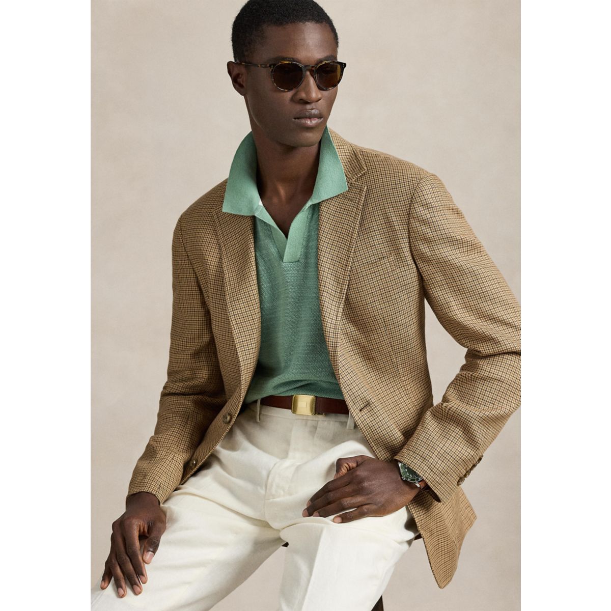 Modern Fit Plaid Sport Coat - 5