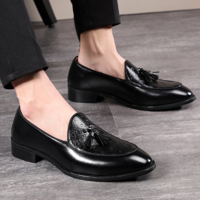 Mocasines British casual Pointed Tassel para hombre