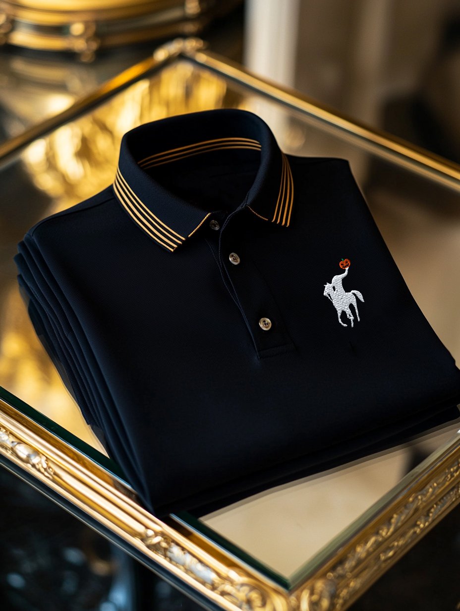 Camisa polo ejecutivo casual con botones de manga corta para hombre