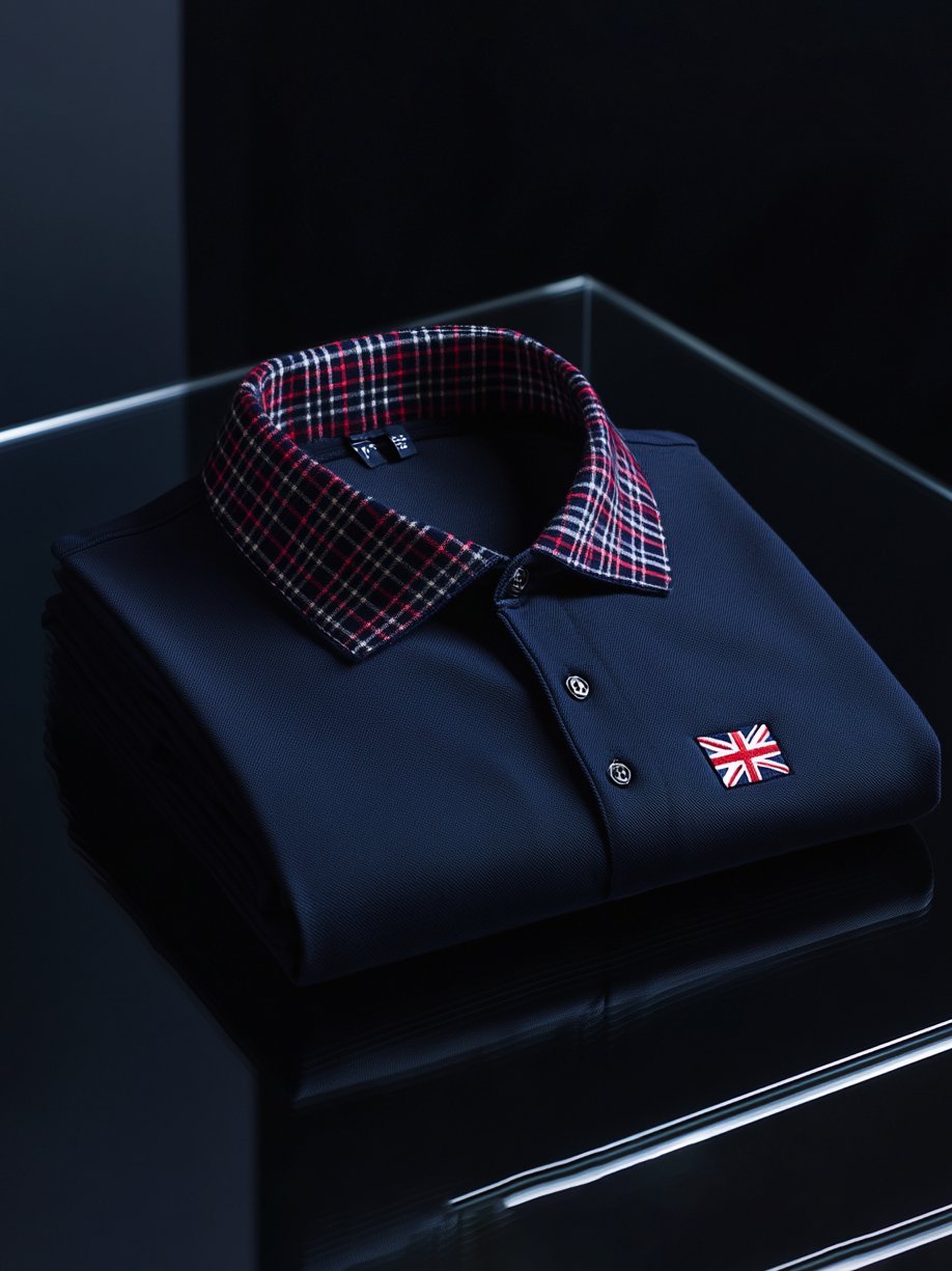 Camisa polo ejecutivo casual Button de manga corta para hombre