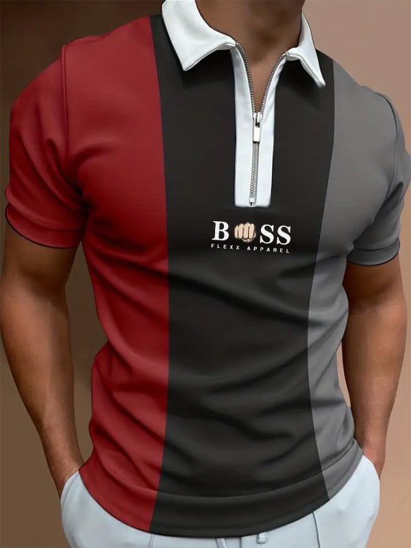 Casual cierre Polo para hombre