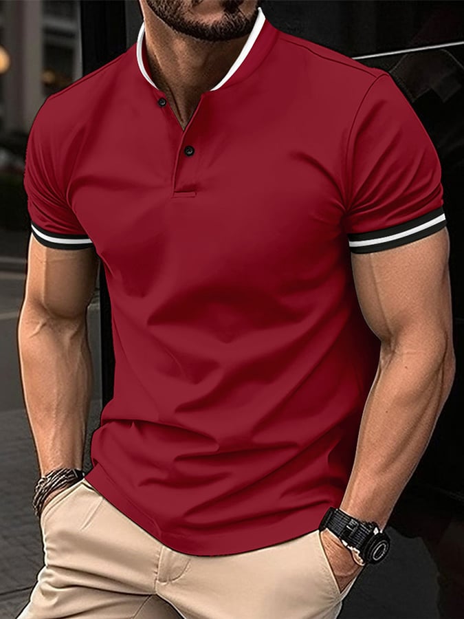 Camisa polo de moda casual para hombre