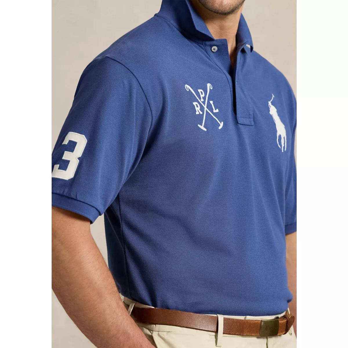 Big & Tall Big Pony Mesh Polo Shirt - 3
