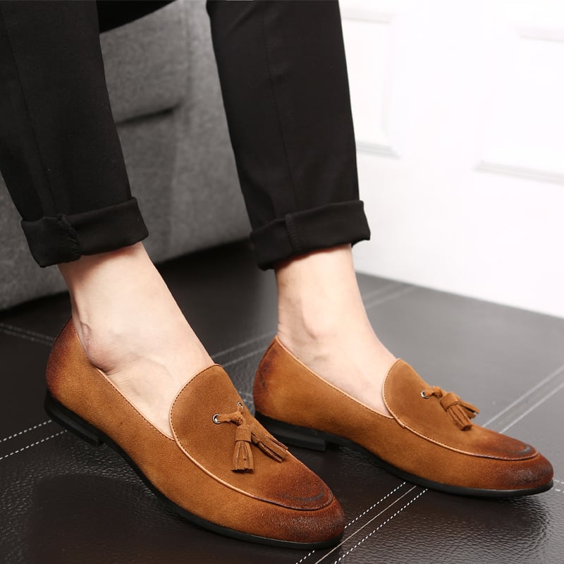 Mocasines Korean Style Trendy All-Match transpirable para hombre