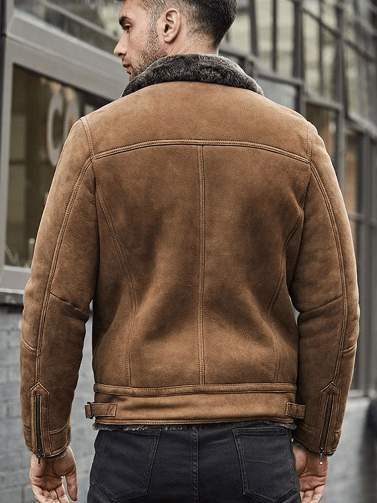 Chaqueta para exterior retro Sports bolsillo para hombre