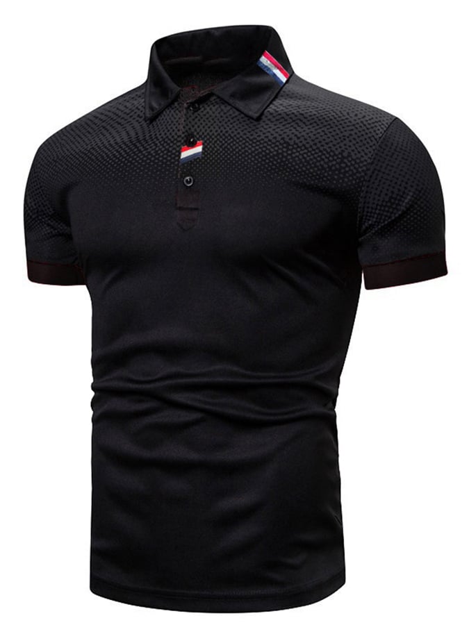 Camisa polo de manga corta estampado Pullover