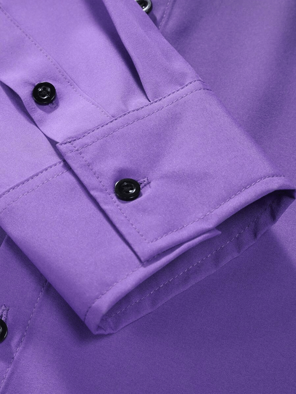 para hombre ejecutivo casual de manga larga camisa