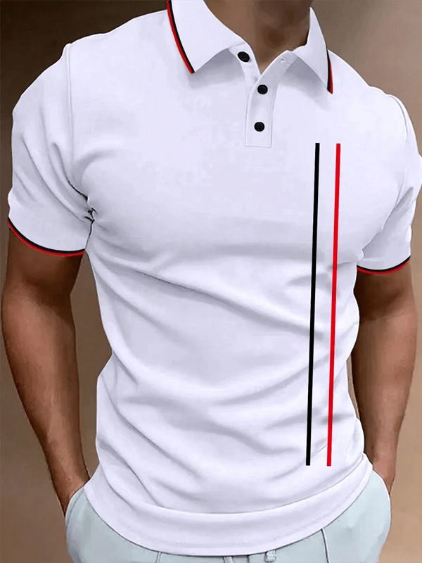 Camisa casual ejecutivo de moda polos para hombre