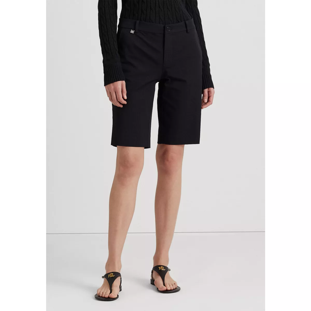 Women's Stretch Cotton Shorts - 1