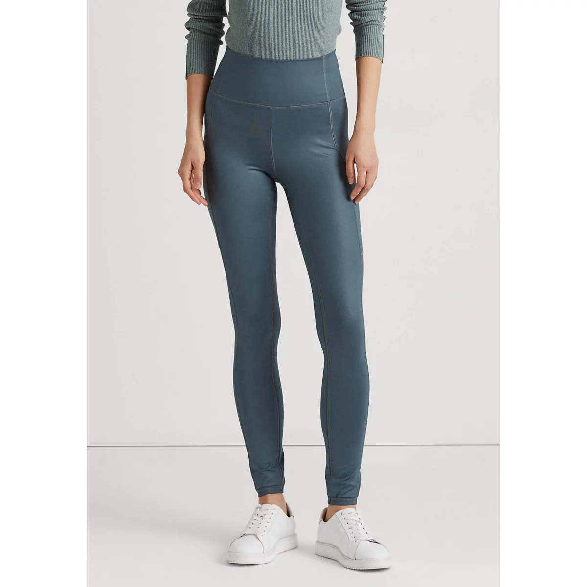 Coated Jersey Leggings - 1