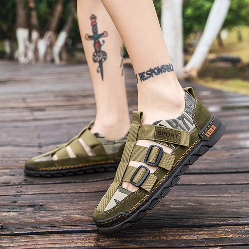 Summer Personality Plus Size casual para hombre Non-Slip Sandals
