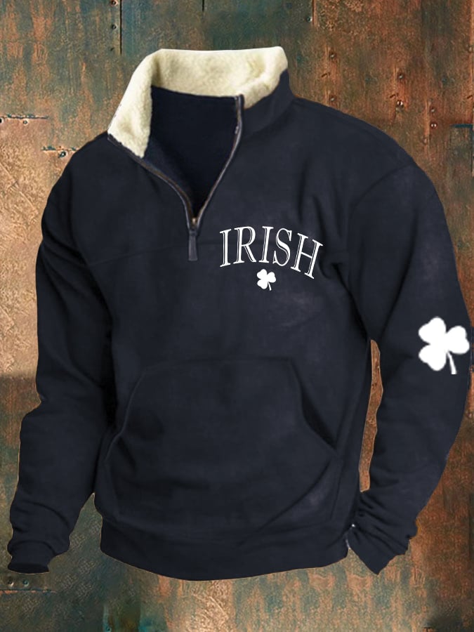 para hombre St. Patrick's Day Shamrock Print Sweacamiseta