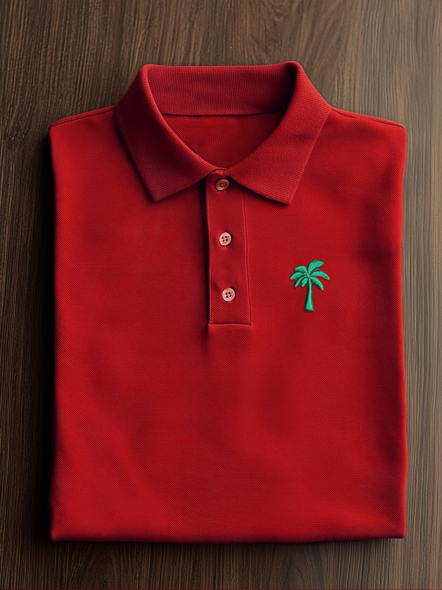 Camisa polo Couple ejecutivo casual Button de manga corta para hombre
