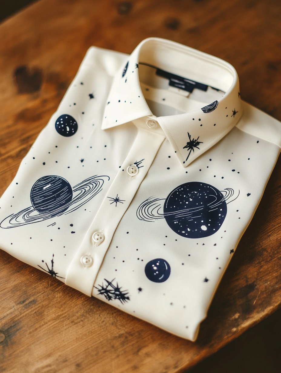Camisa ejecutivo casual floral solapa de manga corta para hombre