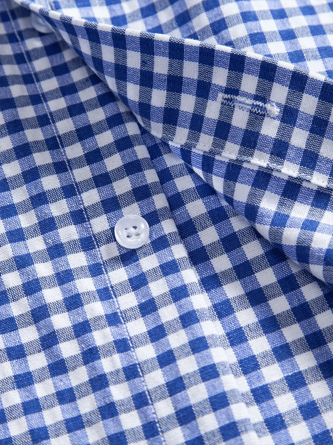 para hombre Plaid ejecutivo casual camisa