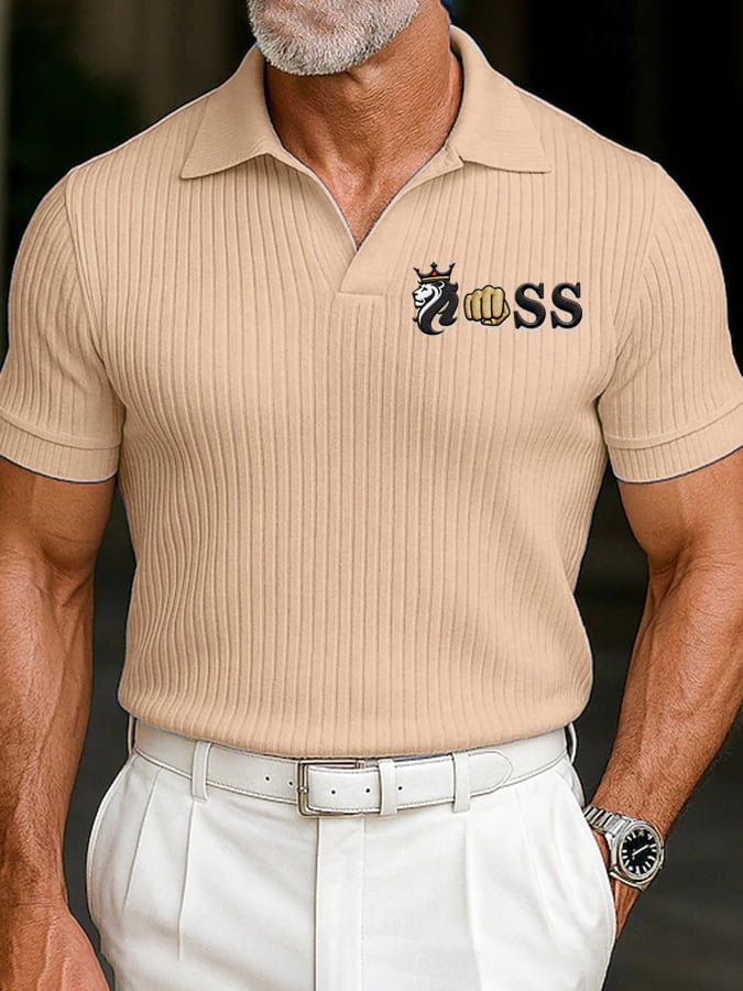Casual ejecutivo Simple Polo para hombre